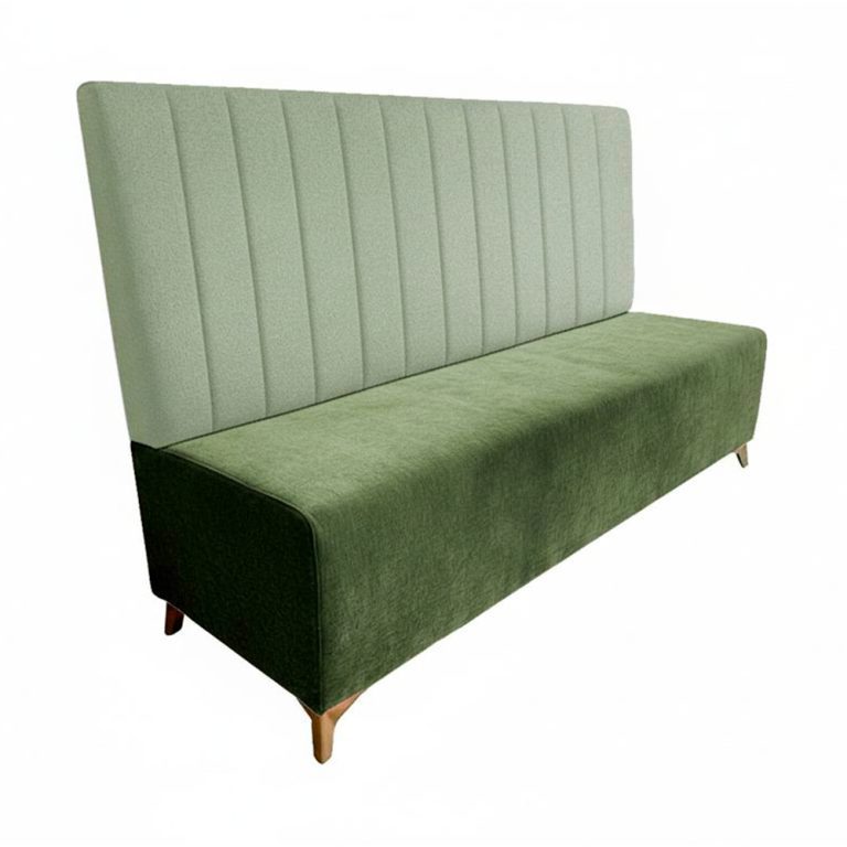 Banco corrido con respaldo BLADE Rayas